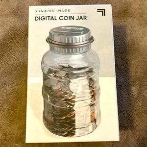 COPY - Sharper Image Digital Coin Jar BRAND NEW